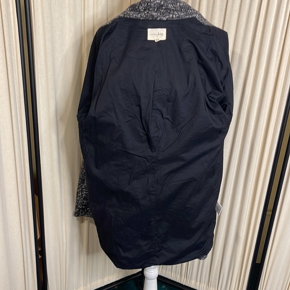 MASON JULES GRAY PEACOAT SIZE MEDIUM PART WOOL - Picture 11 of 13
